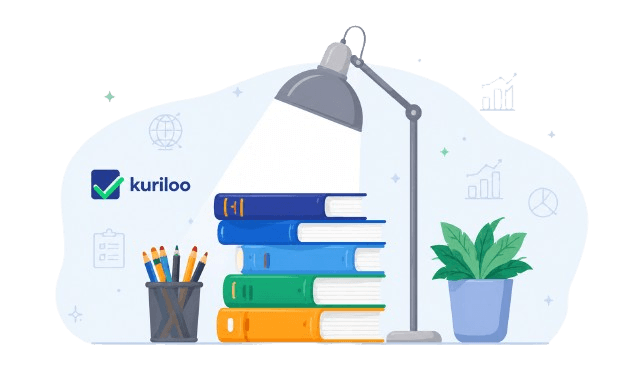 Student studying